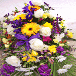 funeral casket arrangement