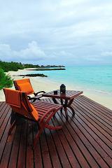 Chairs overlooking the water