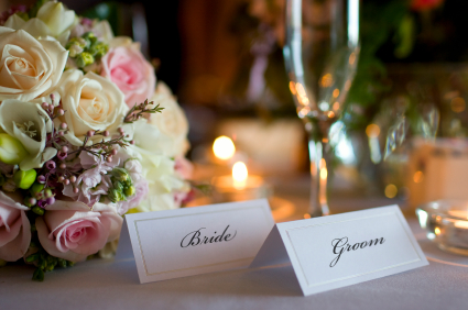 Place Cards for Wedding Reception